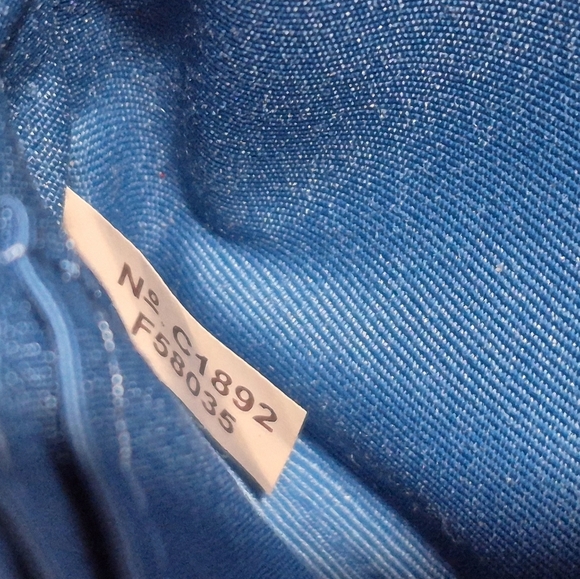 Authentic Coach Brown and Blue Wristlet - Picture 7 of 12